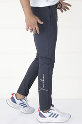 Turbo Signature Writing Running Men's Dryfit Trouser